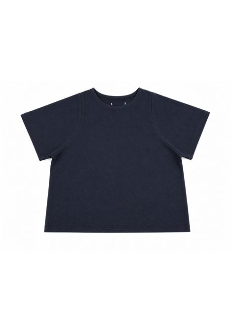 T-shirt scollo tondo CUCU' LAB | LUIGIJERSEY BLU